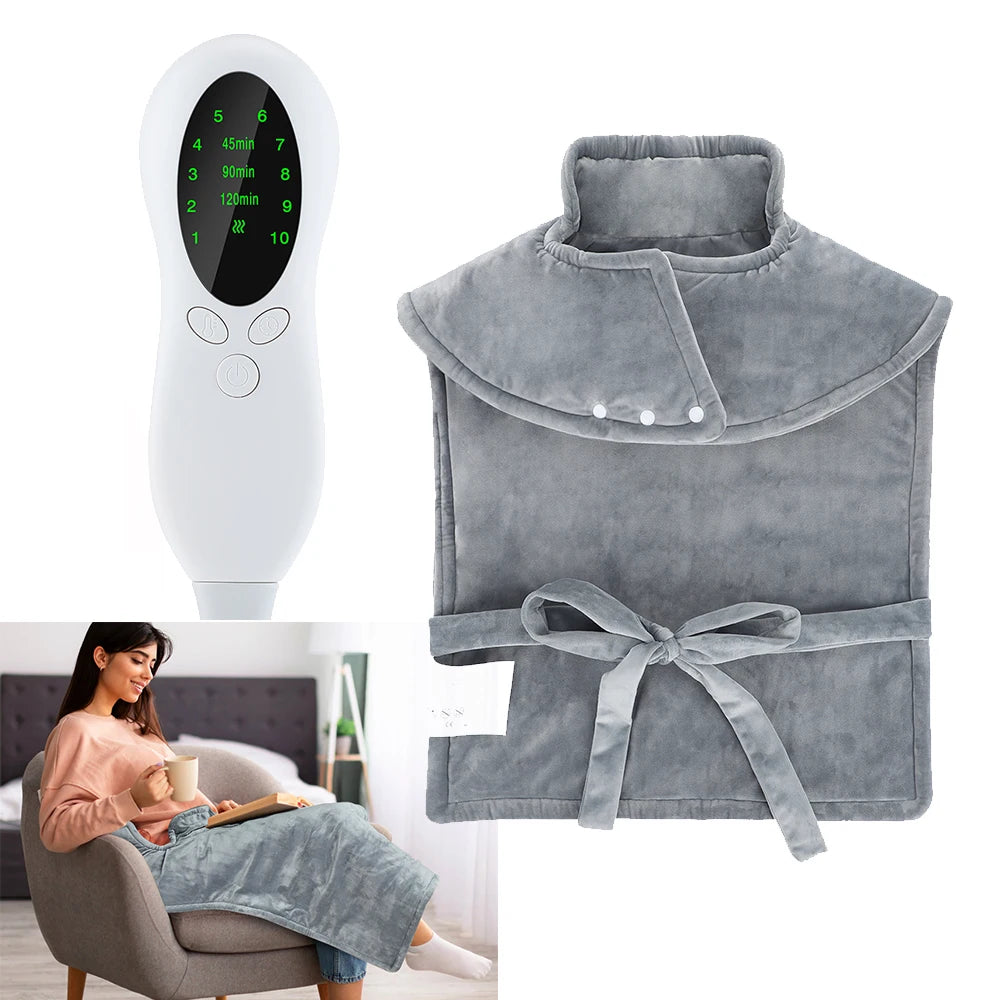 NEW Arrivals Electric Heating Pad Home Office Use Winter Thermal Blanket Warmer Electro Sheet Pad for Shoulder Neck Sofa Bed Heated Shawl