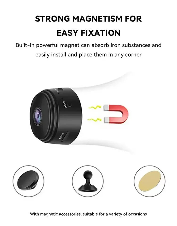 NEW Arrivals 4PCS Set  A9 Mini Camera Wi-Fi Wireless Security Protection Remote Monitor Camcorders Video Surveillance Smart Home Mini Cam HD Camera Home Security Supplies