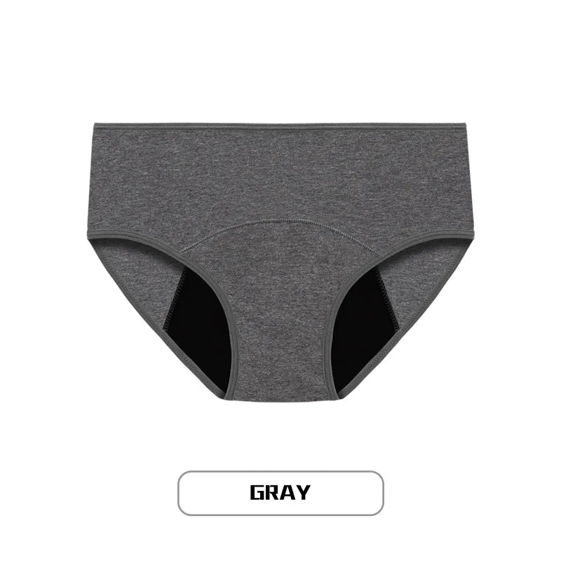 NEW 3 PCS Set S-3XL Plus Size  Menstrual Panties for Women Leak Proof Briefs Cotton Lingerie Absorbency Physiological Underwear Period Underpants