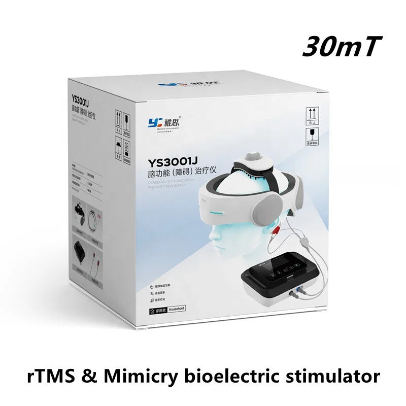 Repetitive Transcranial Magnetic Stimulator With Electrotherapy Function Parkinson Stroke Dementia Depression Cerebral Palsy RTMS 30mt