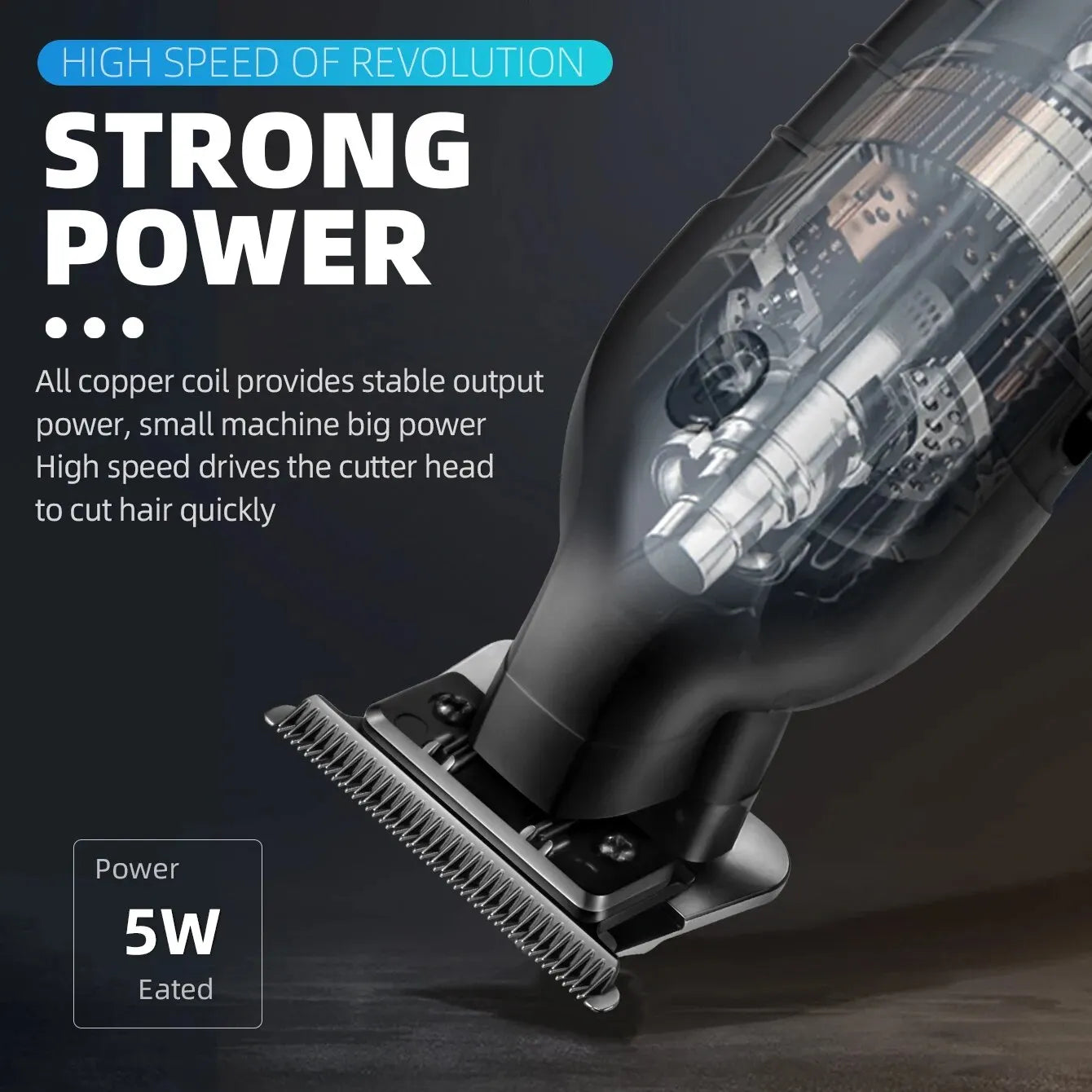 KEMEI Professional T-Outliner Beard & Hair Trimmer for MenBump Free Technology - Cordless Electric Beard Trimmer
