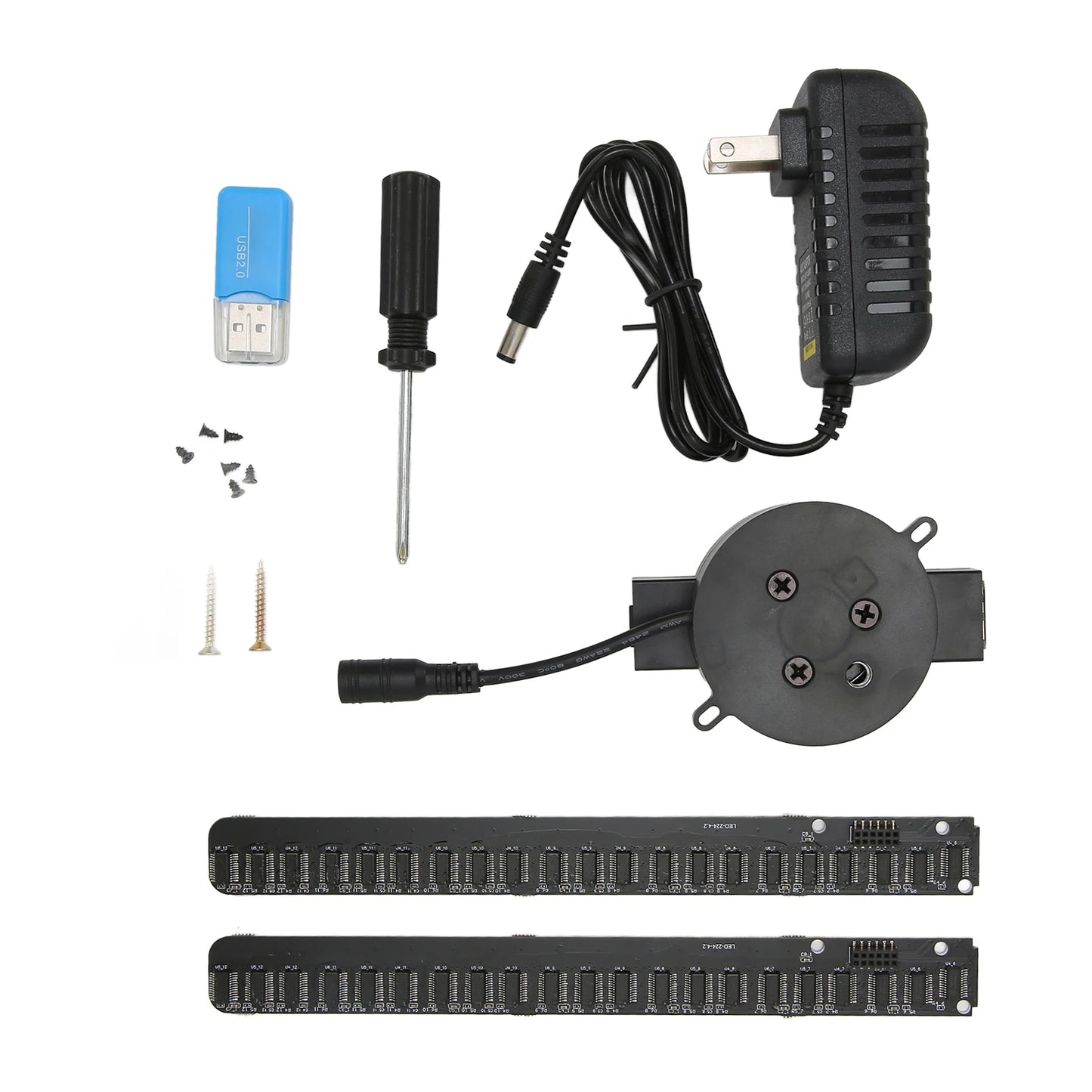 3D Hologram Fan 16.5inch 2000x224 WiFi 3D Projector with 224 LED Light Beads for Business Store Advertising