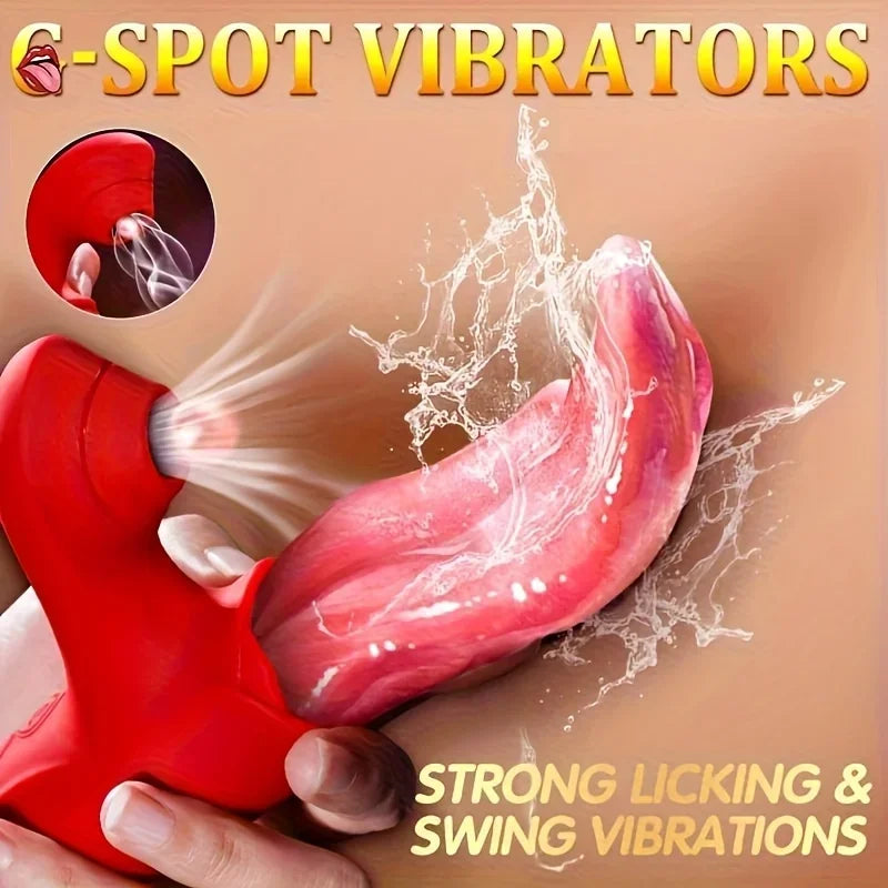 Sucking Vibrator for Women Powerful Sucker Vagina Massager Tongue Licking Clitoris Stimulator Masturbation Adult Sex Toys Goods
