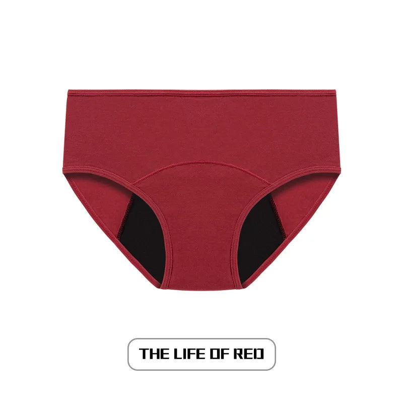 NEW 3 PCS Set S-3XL Plus Size  Menstrual Panties for Women Leak Proof Briefs Cotton Lingerie Absorbency Physiological Underwear Period Underpants