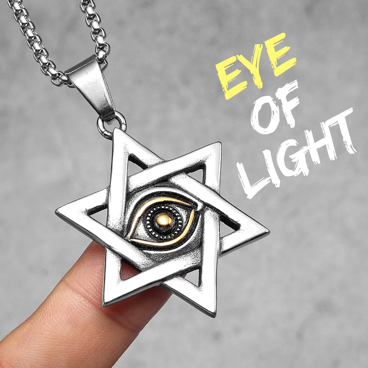 38 Types Illuminati's Masonic Hexagram Salomon Star of David Masonic Stainless Steel Men Necklaces Pendant Chain Punk New in For Women Fashion Secret Society Jewelry Gifts