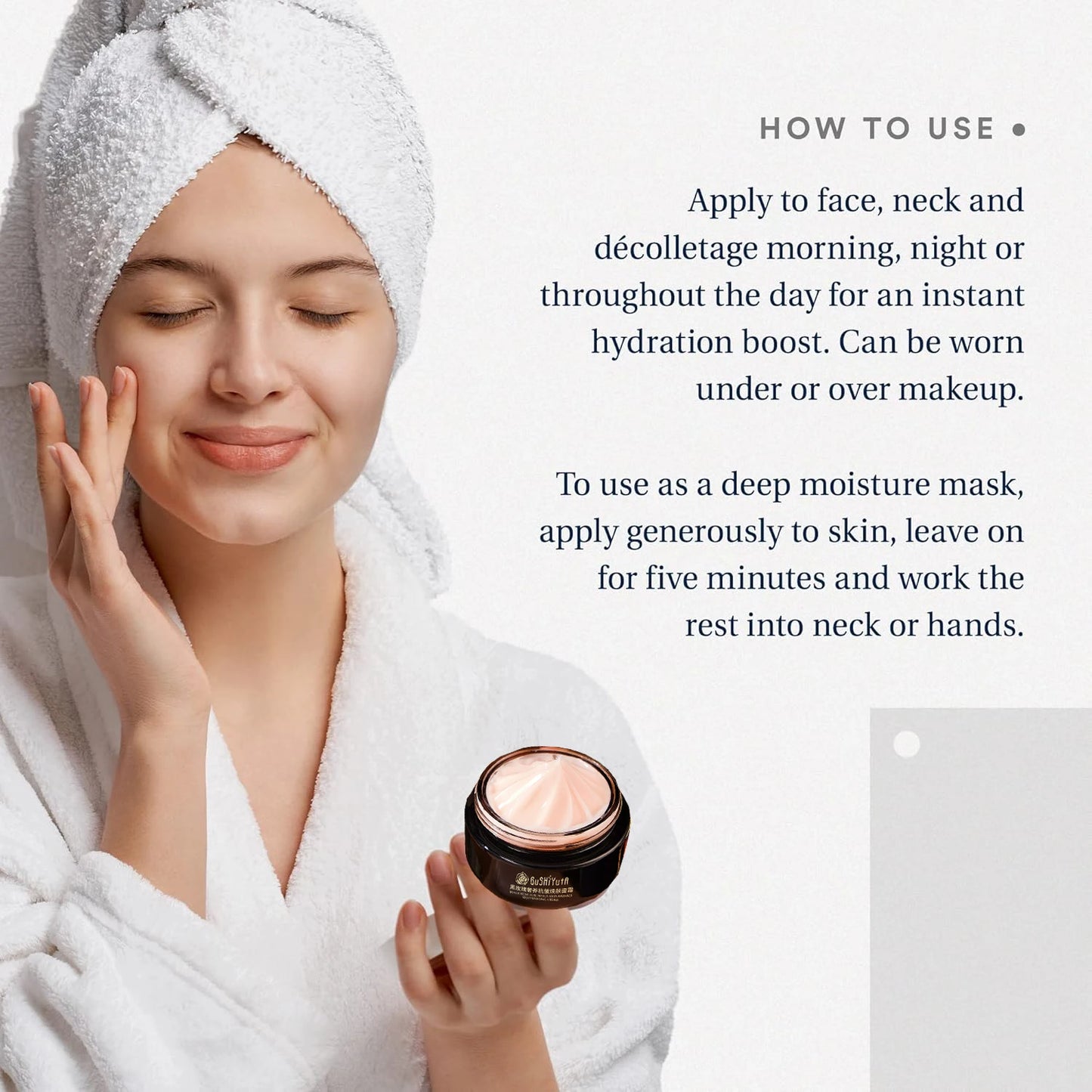 Black Rose Instant Face Lift & Firm Skin Cream Sustainable Face Lifting Reduces Fine Lines Gentle Moisturizing Care Cream Women Skin Care Supplies Korean Products
