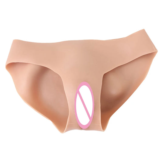 Silicone Realistic Vagina Hip Pants Pussy Transgender Artificial Sex Fake For Cosplay Crossdresser Transgender Drag Queen