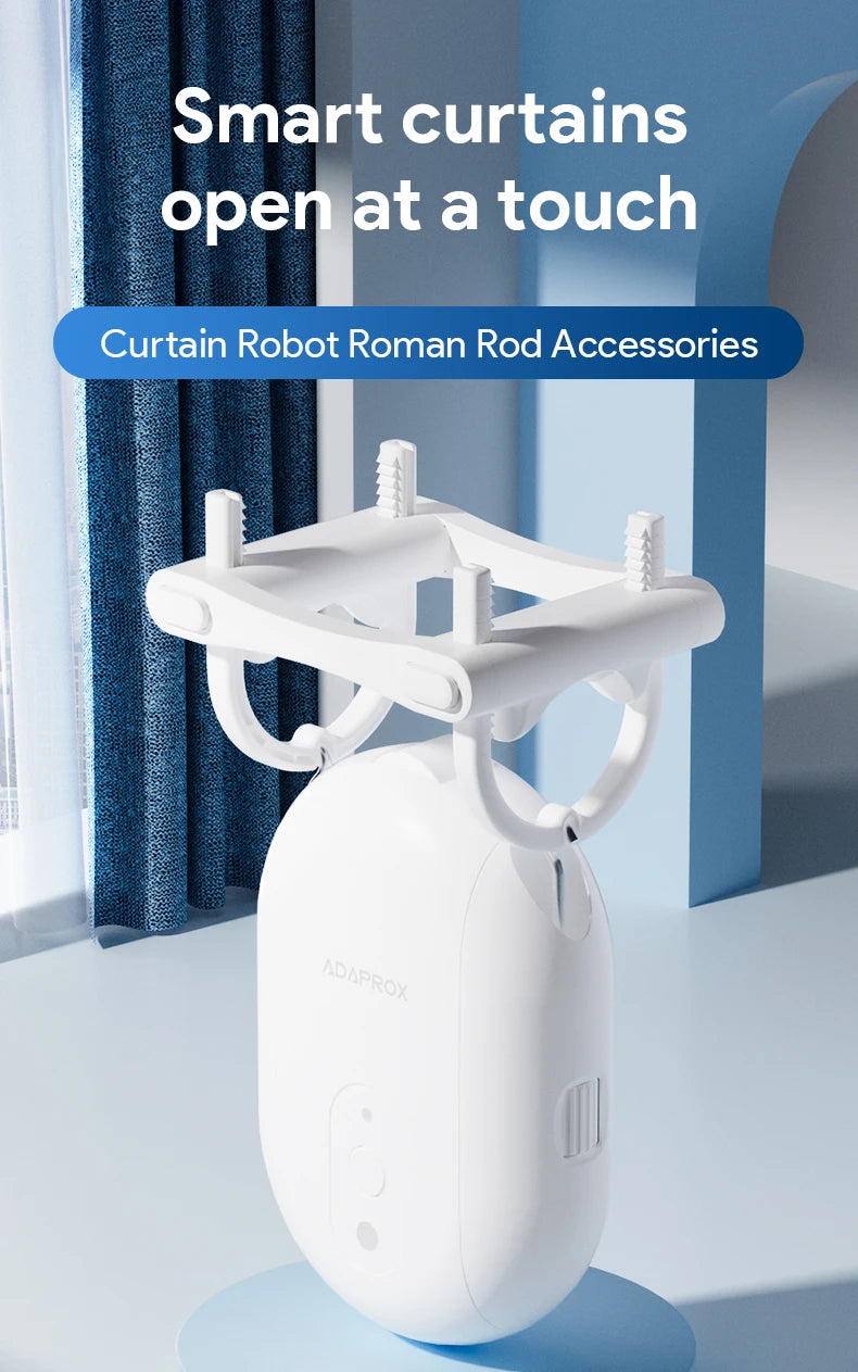 Robot Curtain Motor with Hooks Bluetooth/Zigbee APP Control Smart Device Drapes Curtain Pusher Robot TUYA Rail Curtain Robot Support Voice Control Home Smart Life Devices