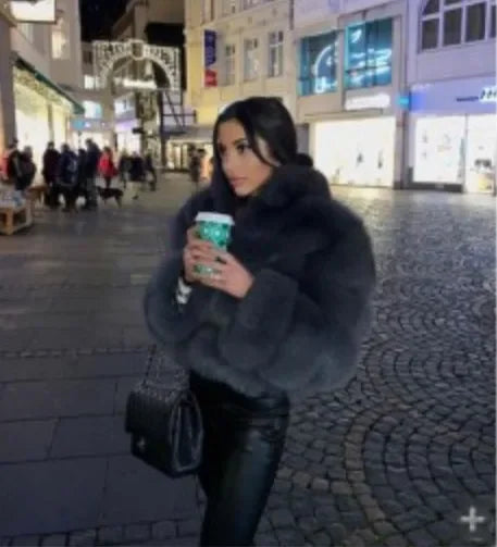 NEW Arrivals S-3XL 5 Colors Women Faux Fur Coats Fox Short Coat Turn Down Collar Zipper Full Sleeve Thick Warm Open Stitch Elegant Splice Autumn Winter Snow Outerwear Ladies Girls Luxury Fashion Clothing Supplies