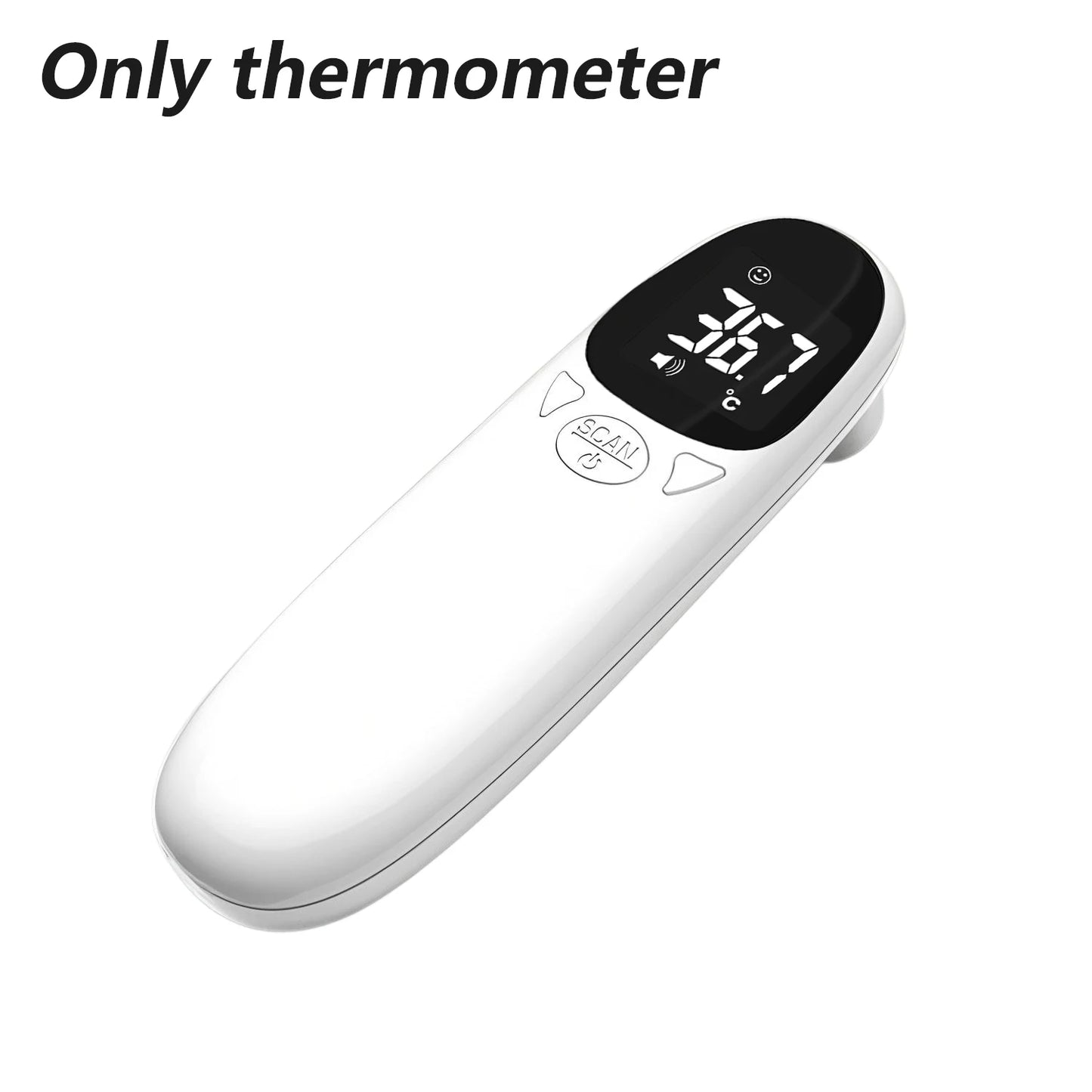 2 PCS Set Medical Infrared Thermometer Digital Non-Contact Body Thermometer for Child Adult Fever Measure Tool Or LED Mini Pulse Oximeter Health Care Supplies