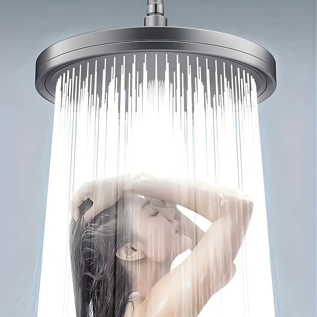 Six-Speed Adjustable Overhead Shower Head High Pressure Shower Head Booster Shower Shower Head Sets Bathroom Accessories