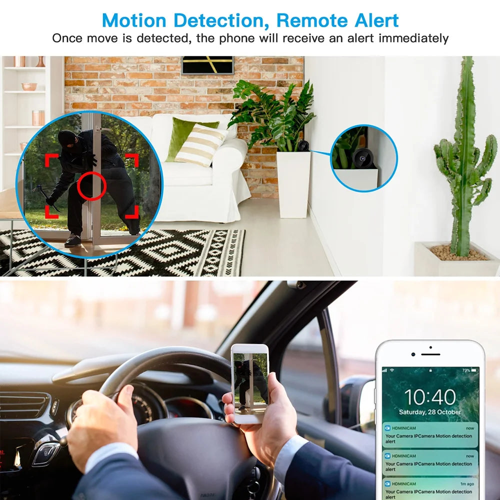 NEW Arrivals 2PCS Set  A9 Mini Camera Wi-Fi Wireless IP Security Video Camcorders Night Vision Mobile Camera Video HD 1080P Surveillance Smart Home Security Supplies