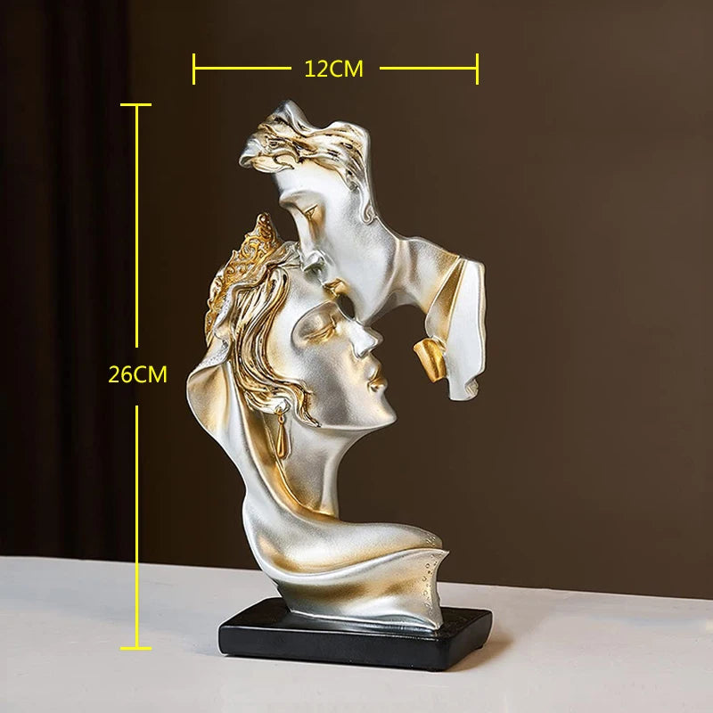 Home Decoration Luxury Accessories Feng Shui Gold Statuette Study Desk Ornaments Luxury Living Room Decoration Figurines Interior