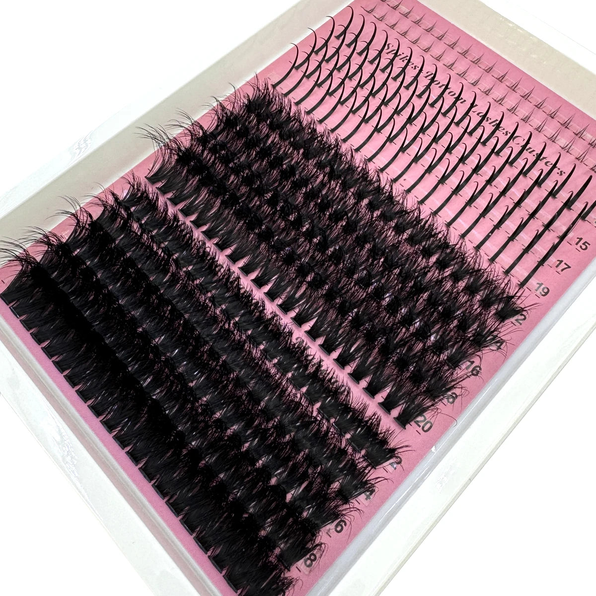 NEW Arrivals 15 Rows Lash Clusters Spikes Eyelash Extensions Spiky Lashes Extension Thick Individual Cluster Lashes with Spikes & Bottom Lashes Women Cosmetic Accessories