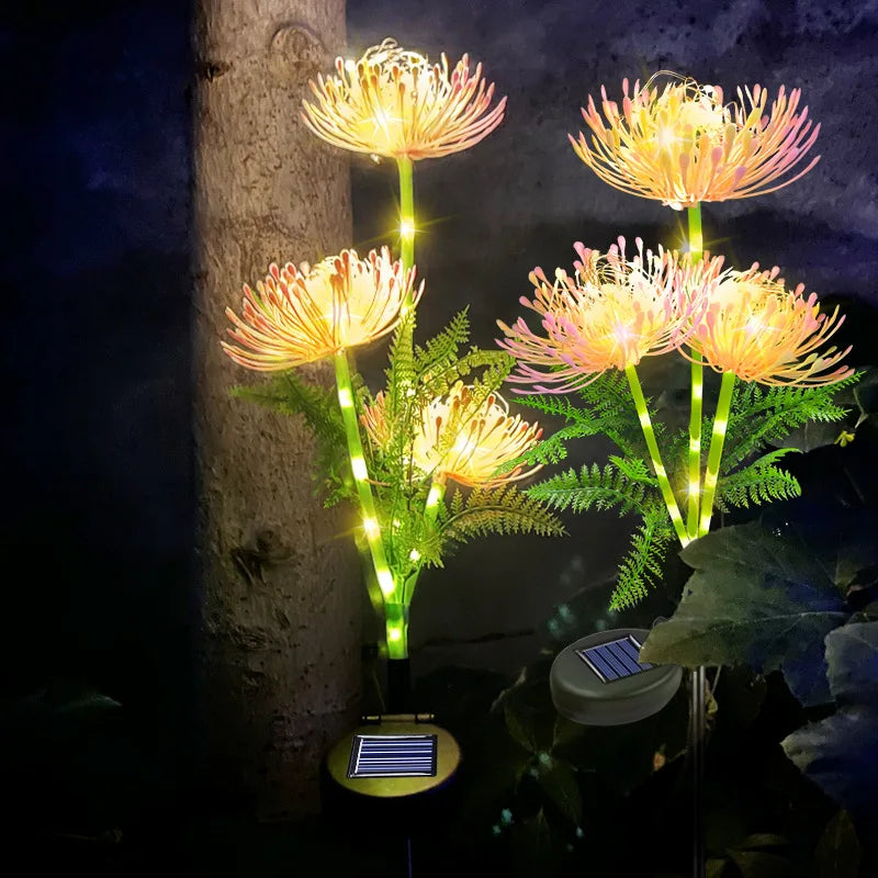 Solar Garden Lights Solar Flowers Lights Solar Lights Outdoor waterproof LED Fairy light for Garden Holiday Christmas Party Yard