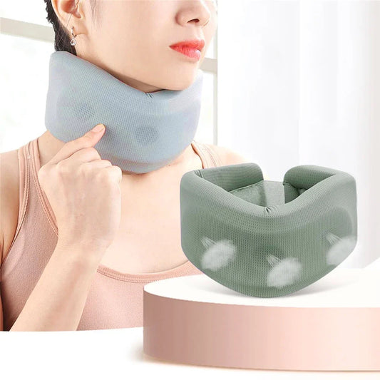 Medium -Large Size Soft Neck Brace Universal Cervical Collar for Sleeping Foam Wraps Keep Vertebrae Stable for Pain Relief of Cervical Spine Pressure Health Care Accessories