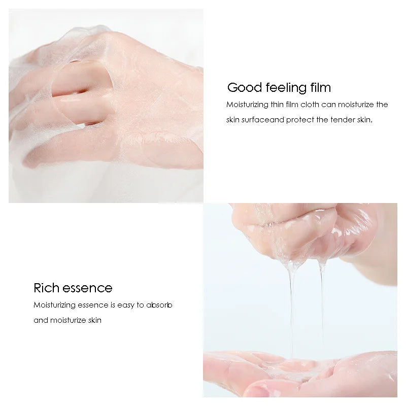 10 PCS Set Korean GOLDEN CAVIAR Moisturizing Facial Masks Refreshing Oil Control Anti-Aging Anti Wrinkles Face Mask Facial Women Skin Care Top Quality Supplies Korean Products