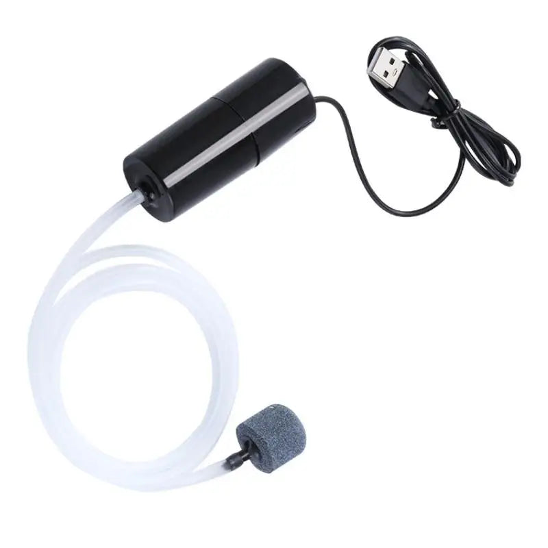 Silent Oxygenator Small Oxygen 110V Mini Pump Portable Mini USB Charging Fish Tank Oxygen Pump Fish Farming Aquarium Supplies