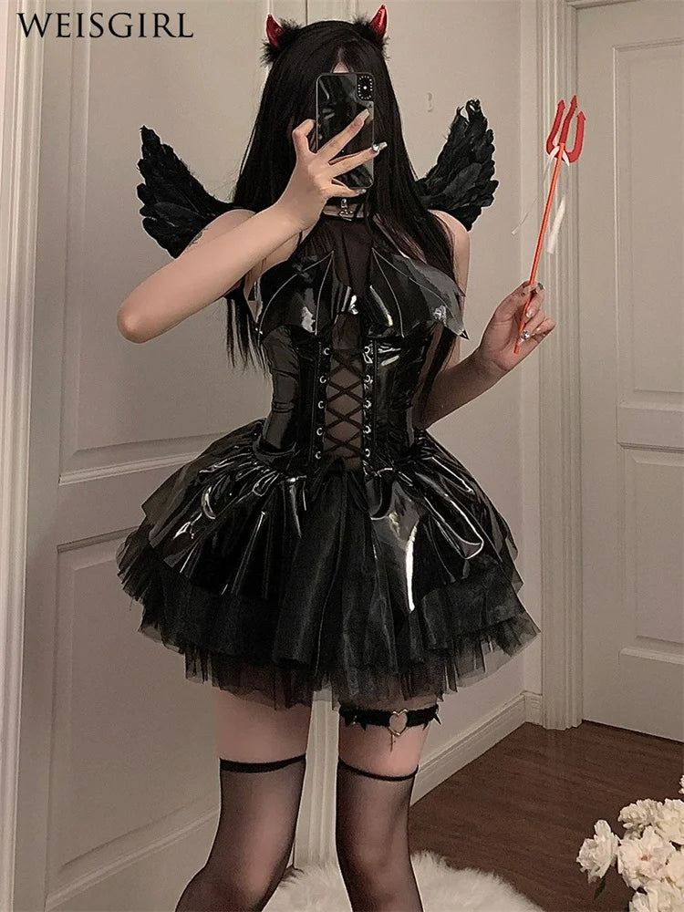 Lolita Dress Sexy Outfit Christmas Holiday Party Cosplay Costume Women French Servant Lolita Dress Uniform Suit Cosplay Costumes