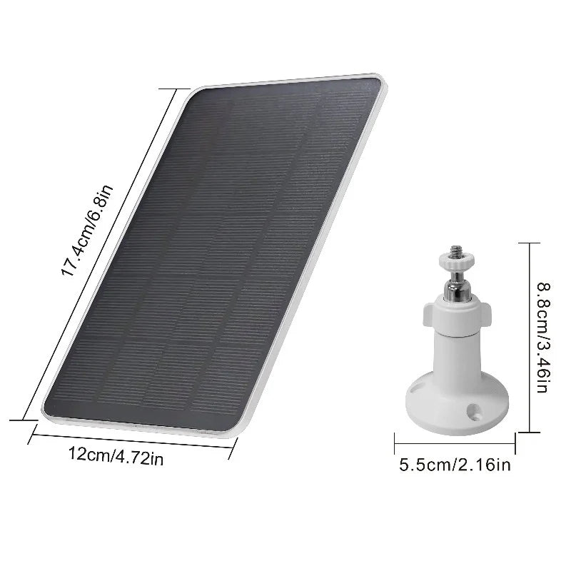 Save Energy 10W 5V Solar Panel Micro Type-C Outdoor Solar Cells Charger Solar Panels for Security Camera Small Home Light System