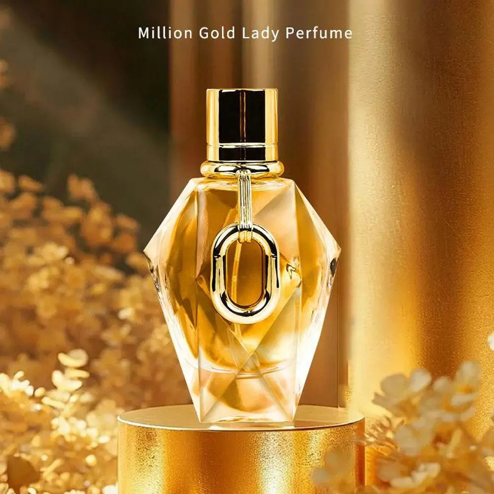 Original MILLION GOLD 100ml Fragrance For Women Perfume Woody Floral Scent Fresh Eau De Toilet Parfum Daily Date Charm Body Spray Lady Perfume