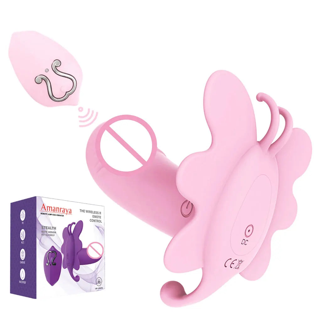 Powerful Wearable Remote Control Vibrator 10 Vibration Frequencies Wireless Panties Dildo Vibrator for Women G Spot Clitoris Stimulator Vagina Massage Erotic Sex Toys Accessories