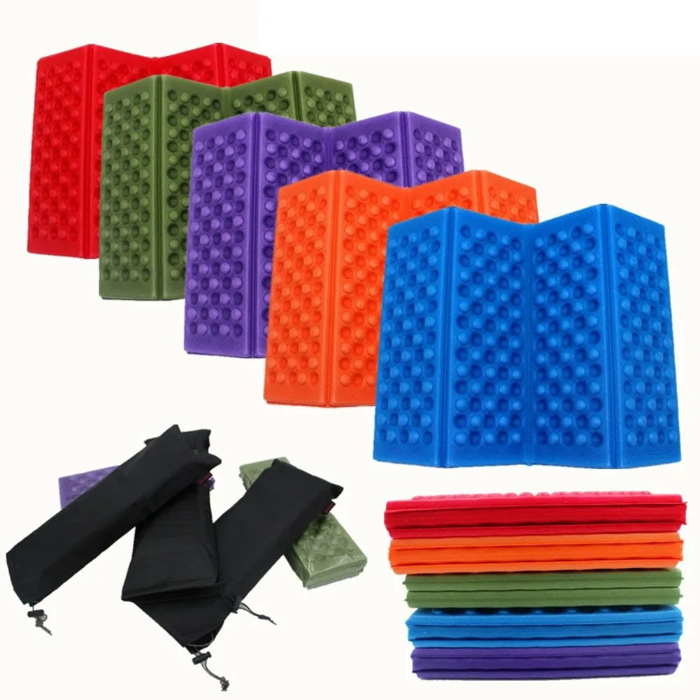 Outdoor Picnic Camping Mat Beach Moisture-Proof Foldable XPE Cushion Hiking Portable Small Mats Egg Trough Waterproof Pad