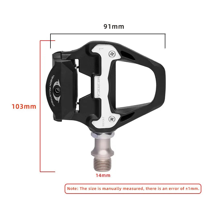 Bike Lock Pedal Bicycle Self-Locking Pedal With Sealed Bearings Lock Piece For SPD System Road Bike Ultra-Light Pedal