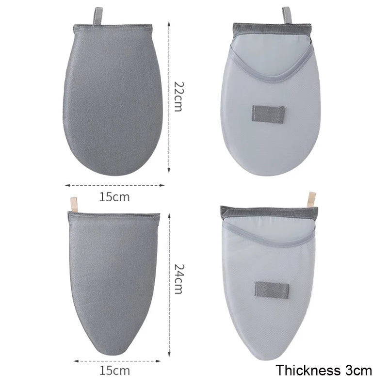 Washable Ironing Board Mini Anti-Scald Gloves Iron Pad Cover Heat-resistant Stain Resistant Ironing Board for Clothing Store