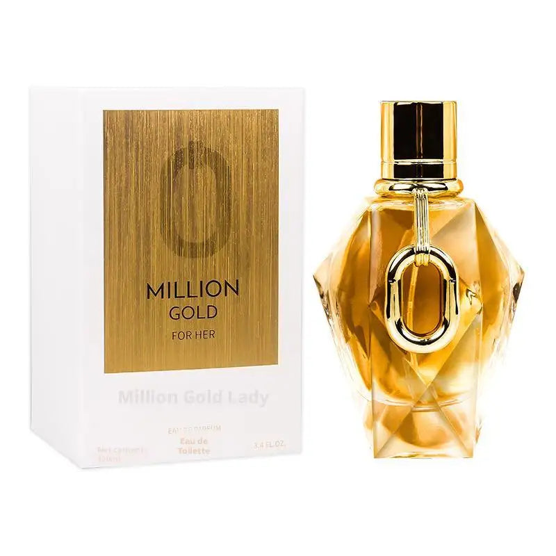 Original MILLION GOLD 100ml Fragrance For Women Perfume Woody Floral Scent Fresh Eau De Toilet Parfum Daily Date Charm Body Spray Lady Perfume