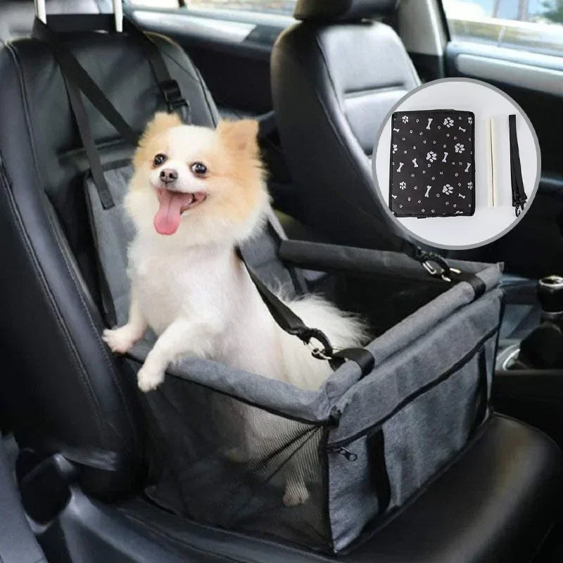 Pet Dog Car Seat Cover Pad Foldable Pet Carriers Bag Basket Carrying for Cats Dogs Transporting Carry House Waterproof Bed