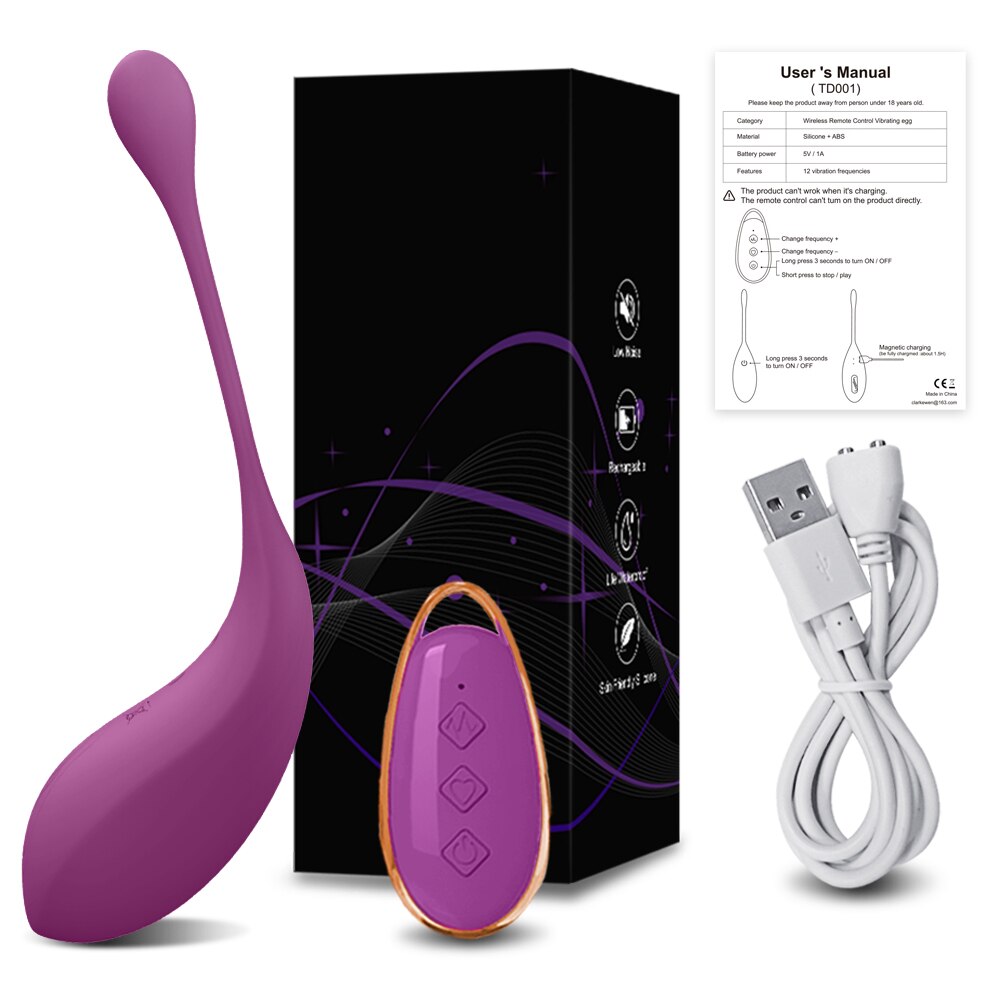 10 Modes Wearable Vibrating Egg Remote Control Vaginal Massage Stimulator Female Adult Sex Toys for Women