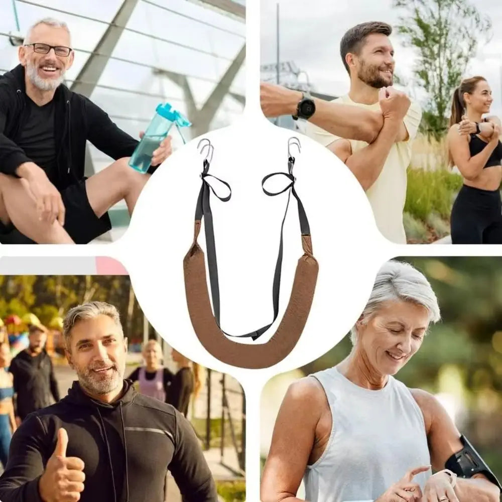 NEW 3 Types Breathable Spine Exercise Lumbar Belt Strong Bearing Capacity Soft Outdoor Hanging Waist Spine Belt Spinal Relax Devices Women Men Home Gym Accessories