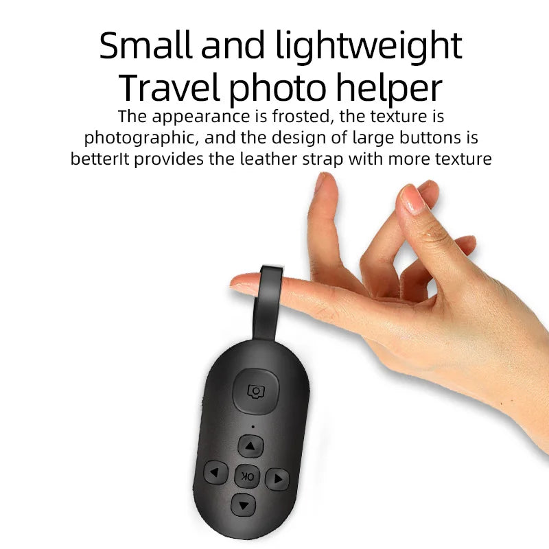 NEW Bluetooth Wireless Remote Control Phone Selfie Video Controller for Android IOS Compatible Remote Button Rechargeable Type-C