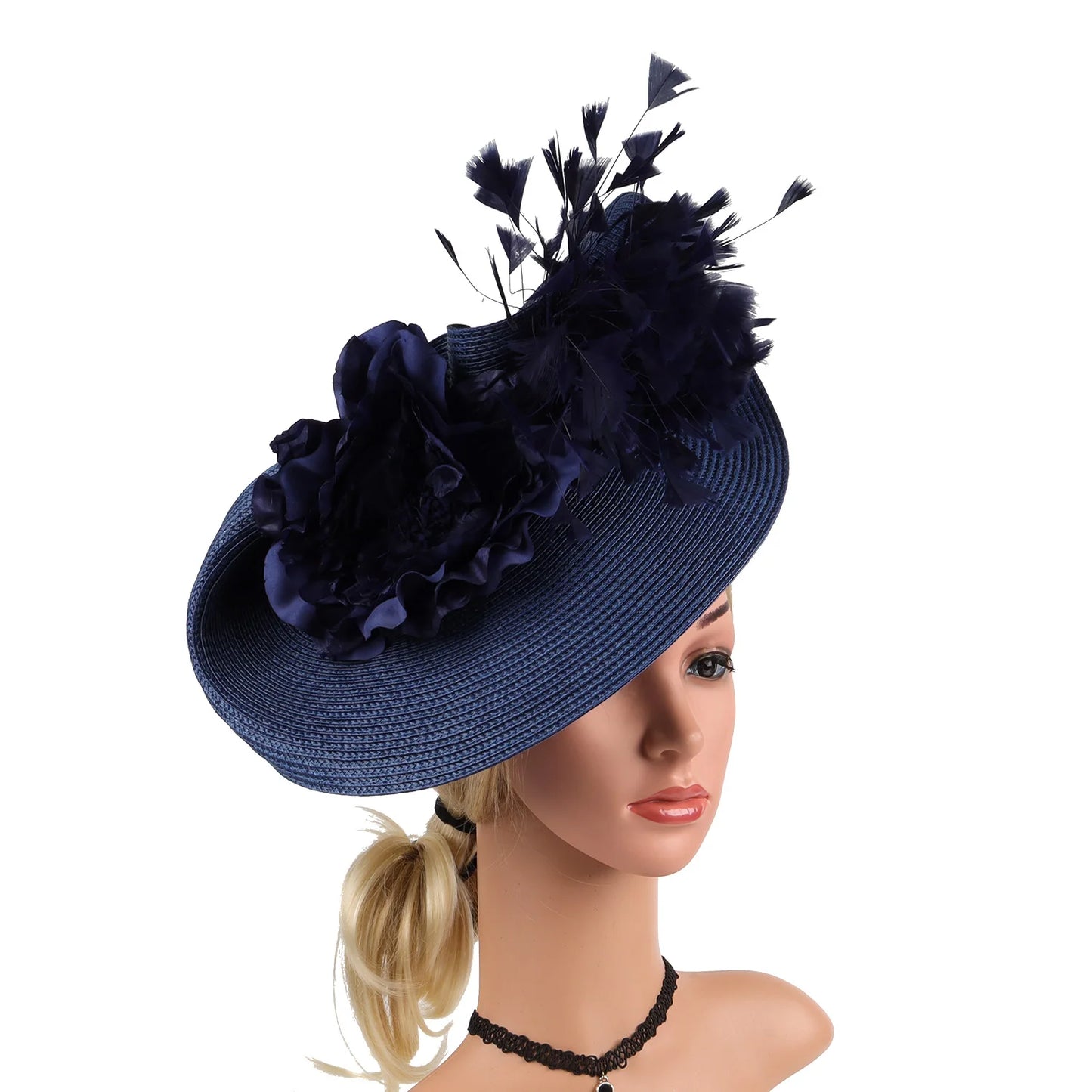 8 Colors Elegant Butterfly Flowers Fascinators Hat Women Tea Cocktail Party Millinery Derby Hat Fascinator Weddings Pillbox Hat Headband Luxury Headwear Ladies Apparel Accessories