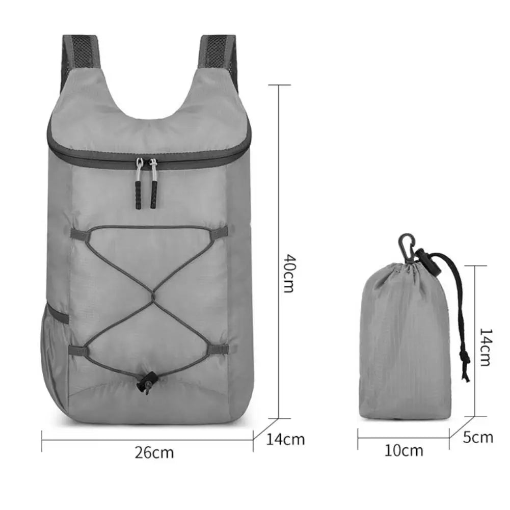 Portable Folding Mountaineering Bag Ultralight Outdoor Climbing Cycling Travel Knapsack Hiking Daypack