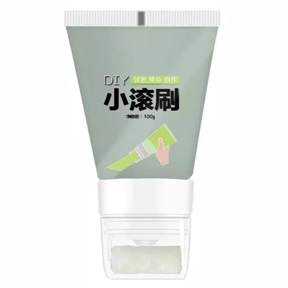 NEW Arrivals Korean 100g White Pink Wall Small Roller Brush Paint Interior Wall Repair Household Wall Graffiti Repair Environmental Protection Paint Home Supplies