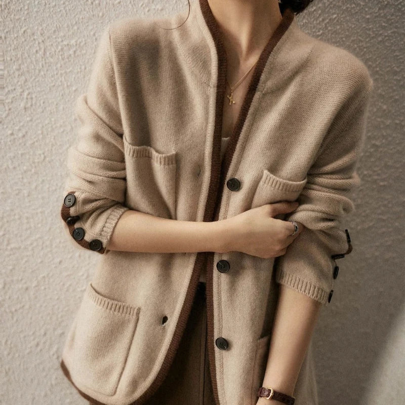 NEW Arrivals M-2XL Loose New In Knitted Handmade Sweater Woman Coat Outerwear Cardigan for Women Korean Style Attractive Fashion Trending Y2K Casual Jackets Ladies Girls Luxury Fashion Clothing Supplies