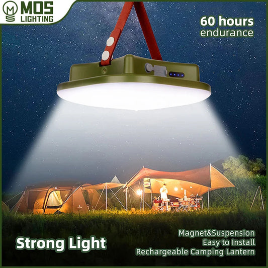 Rechargeable Camping Lights Strong Magnet Zoom Portable Torch Tent Lantern Work Maintenance Lighting Outdoors LED