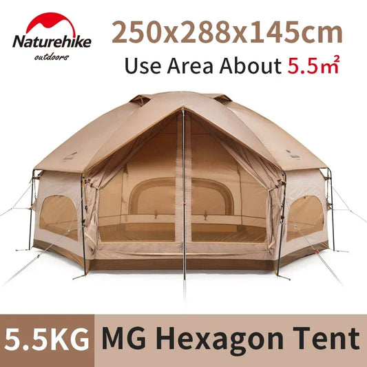 Tarp Tent Camping 4 People Waterproof Mongolian Family Large Windproof Outdoor Anti UY Beach Big Tarp Shelter
