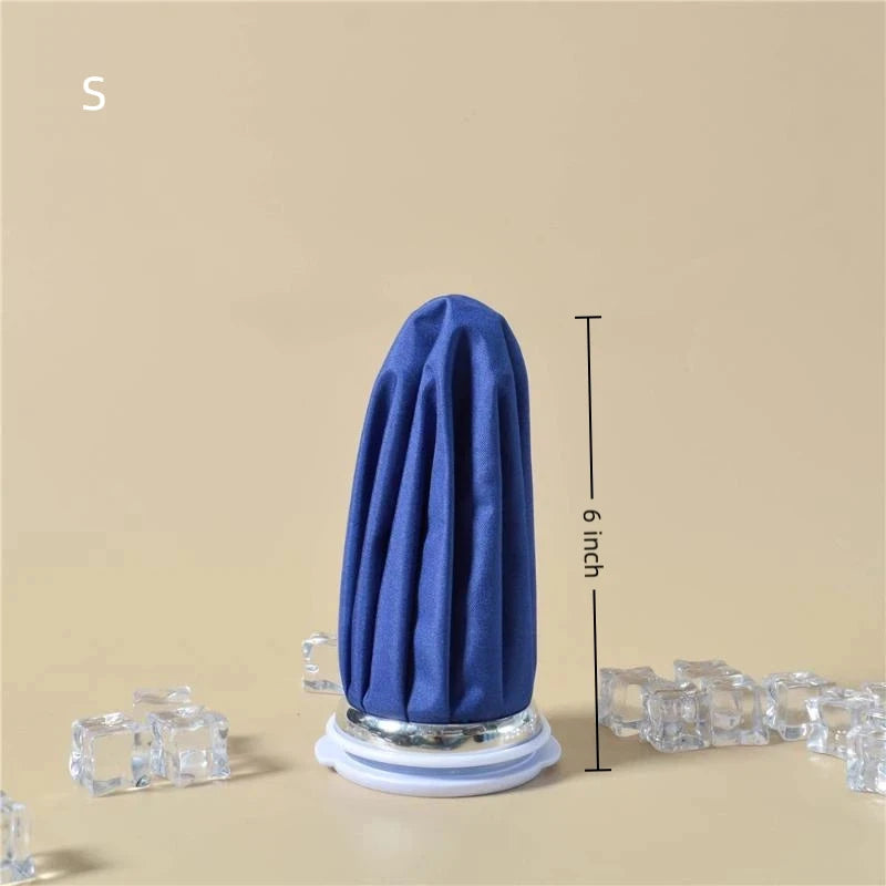 Reusable Ice Bags  Cold Pack Hot Water Bag For Sports Injuries Pain Relief Knee Back Neck Shoulder Therapy Treatment Ice Pack For Head Legs Health Care Accessories