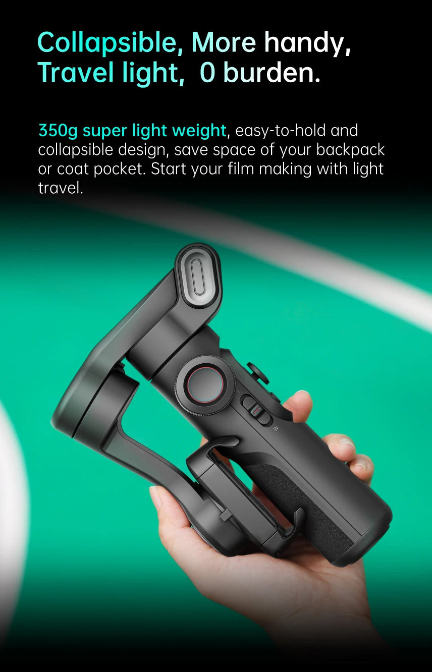 3-Axis Handheld Gimbal Stabilizer Smart XE for Smartphone for iPhone Android AI Face Tracking TikTok Vlog Live Streaming