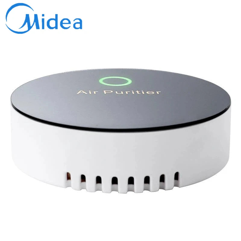 Midea New Car 15 Million Negative Ion Air Purifier Purification Portable USB Oxygen Cleaner Ozone Generator For Home Car Deodorant