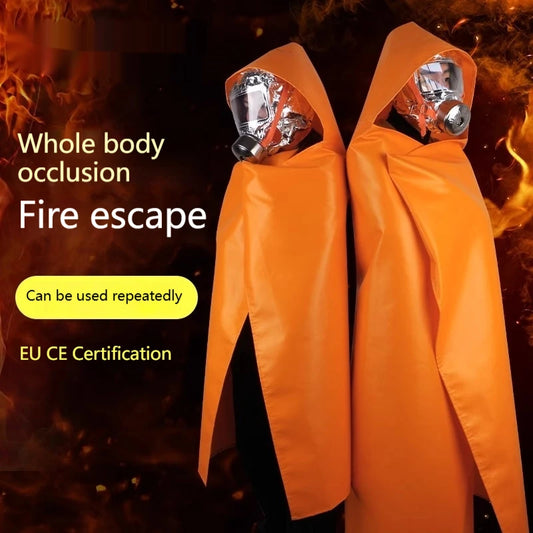 NEW Top Quality SOS Flame Retardant Cloak Emergency Survival Fire Blanket Double-Layer Fireproof Cloak Full Body Protection Heat Insulation