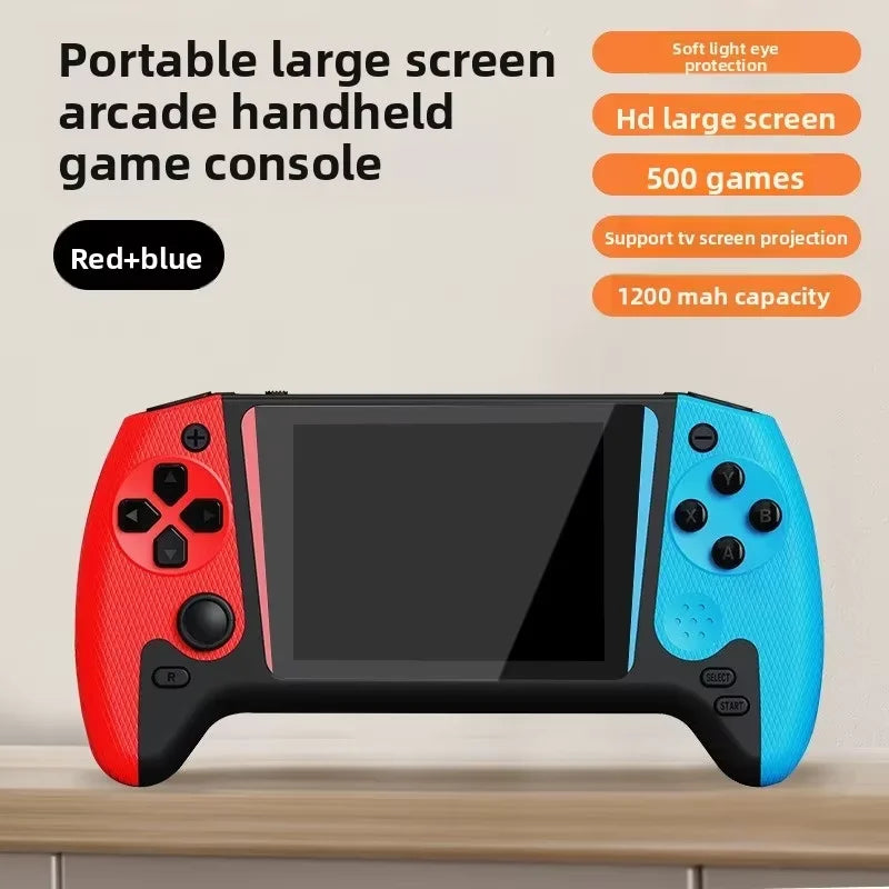 NEW Arrivals  SF3500 Retro Handheld Video Game Console Linux System 5.0 Inch 854*480 IPS Screen 3000mAh Portable Pocket Video Player Games