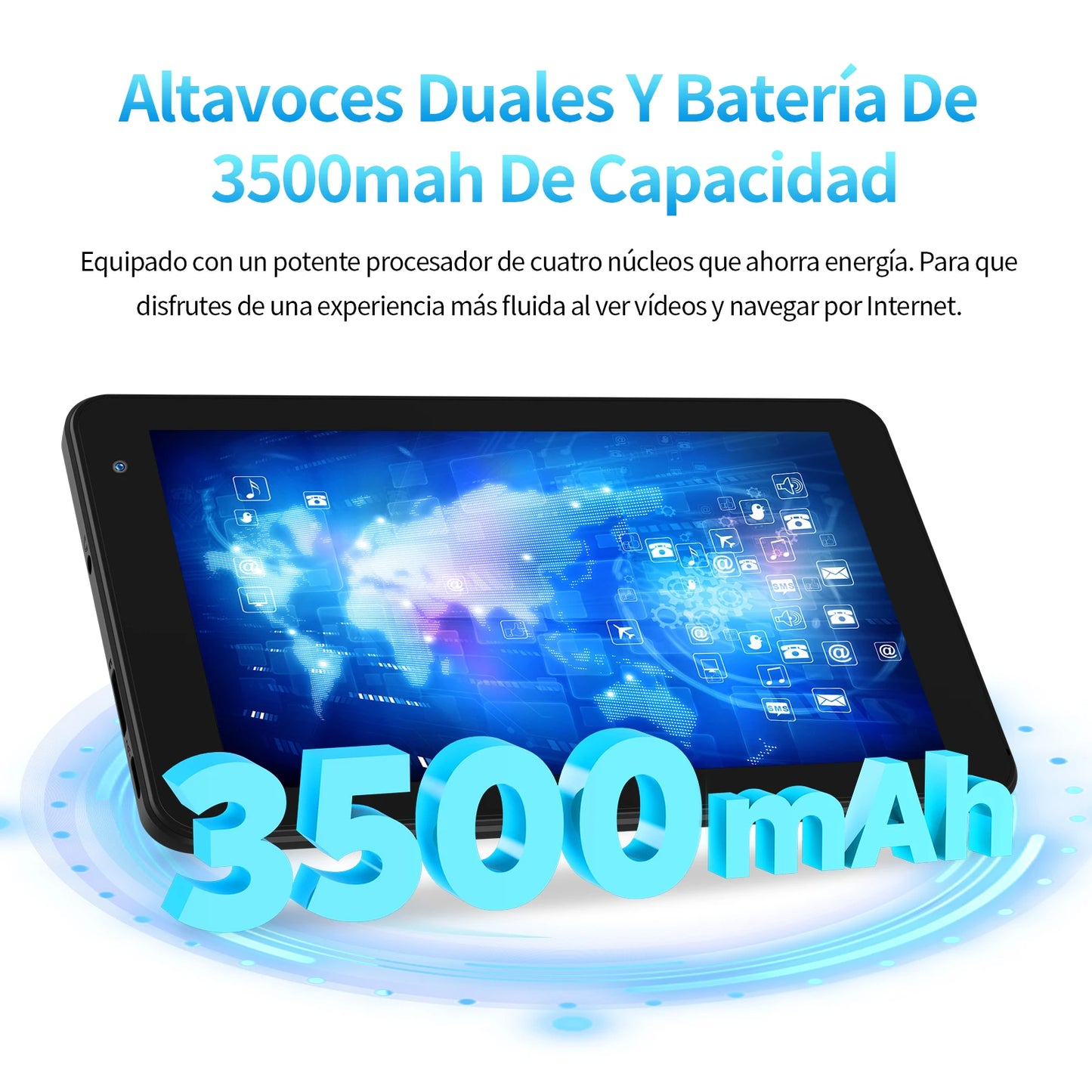 NEW  7" Inch Tablet PC 32 GB Android 11 with Quad Core Processor HD IPS Display Dual Camera WiFi with PU Protective Case Electronic Products Computer Accessories