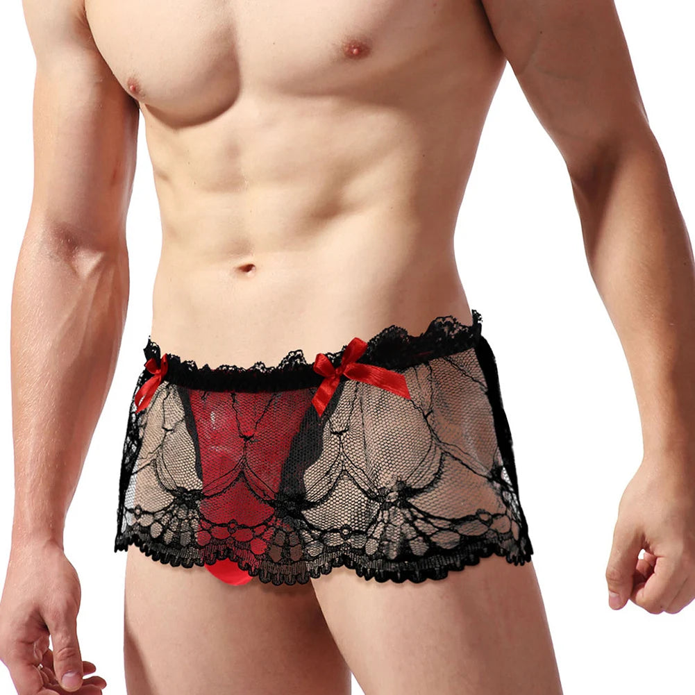 95 Polyamide 5 Spandex Men Thongs Underwear Applicable Gender Male Brand New Condition High Waist Lace G-strings