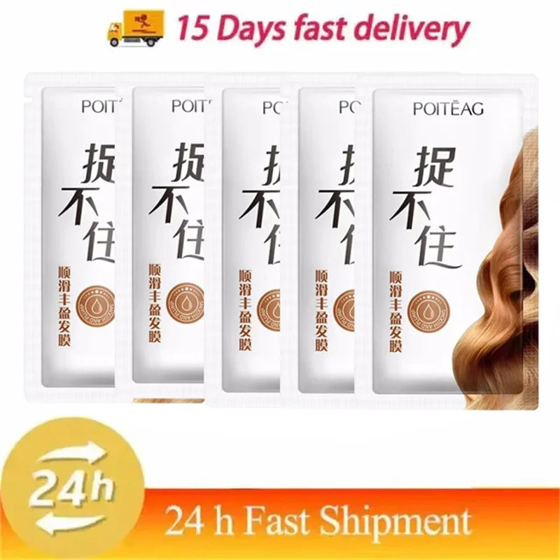 Magical Korean Keratin Hair Mask 5 Seconds Repair Damaged Frizzy Hair Soft Smooth Shiny Nutrition Deep Moisturize Nourishing Hair Care