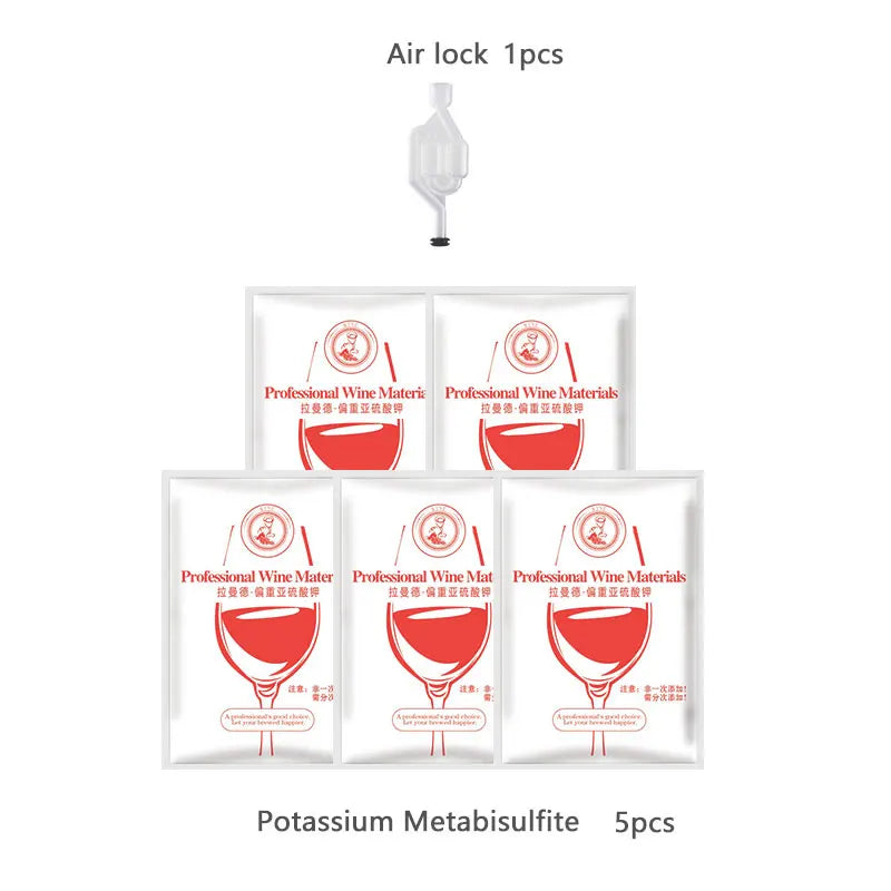 5 CS Set Aluminum Bag Used to Pack Preservative of Potassium Metabisulfite 10g