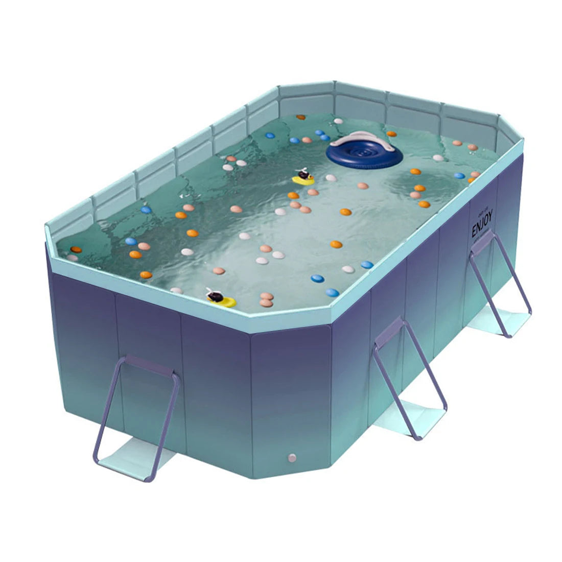 NEW Arrivals 3M PVC Swimming Pool Foldable Non-Inflatable Home Outdoor Garden Backyard Summer Water Sports Party For Family Children